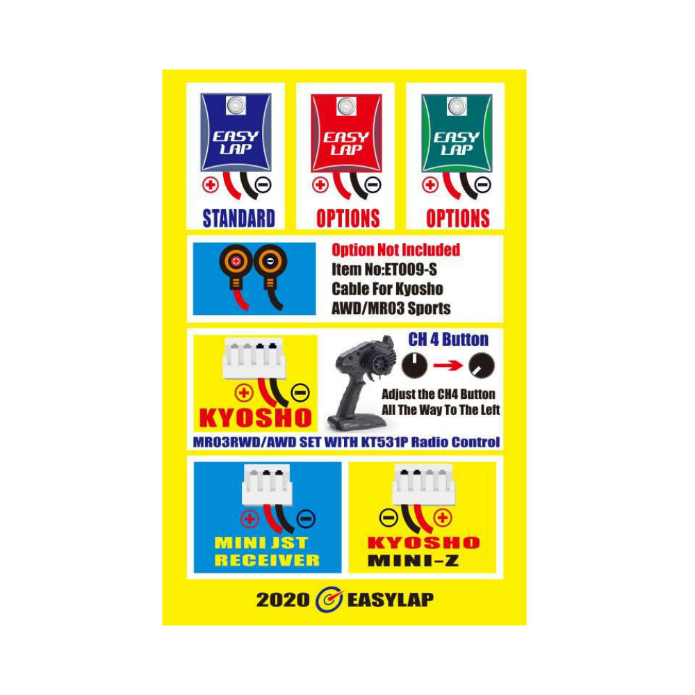 Easylap Micro IR Transponder with LED (NHRC)