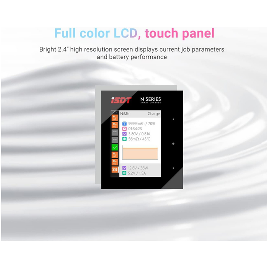 iSDT N8 8-Slot Fast Charger for AA & AAA Rechargeable Batteries