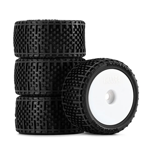 Unglued Pin Buggy Tires & Wheels for 1/28 Losi Micro-T