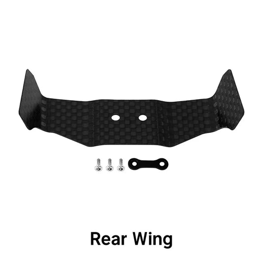 Carbon Fiber Chassis & Rear Wing for 1/24 Losi Micro-B