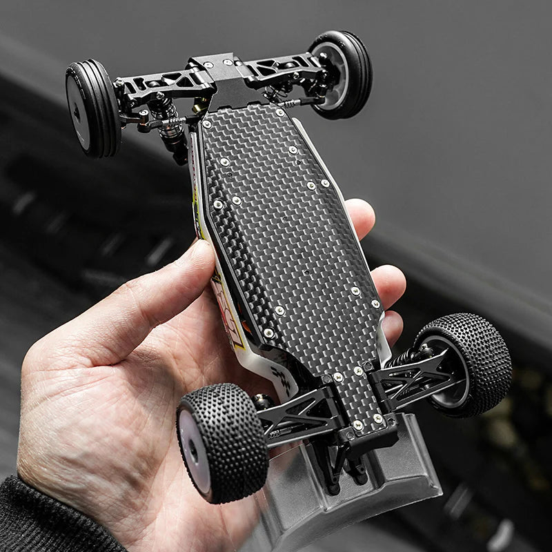 Carbon Fiber Chassis & Rear Wing for 1/24 Losi Micro-B