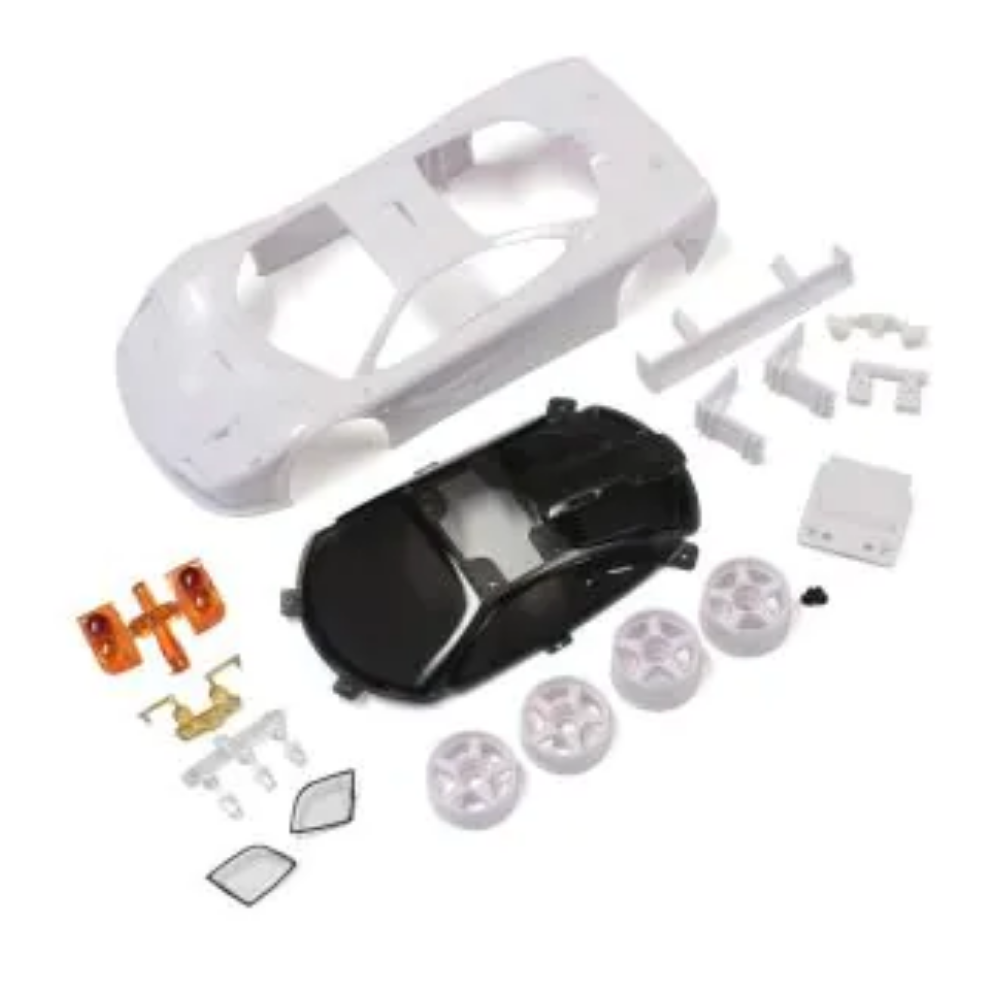 Mini-Z McLaren F1 LM White body set (w/RWD Wheel)