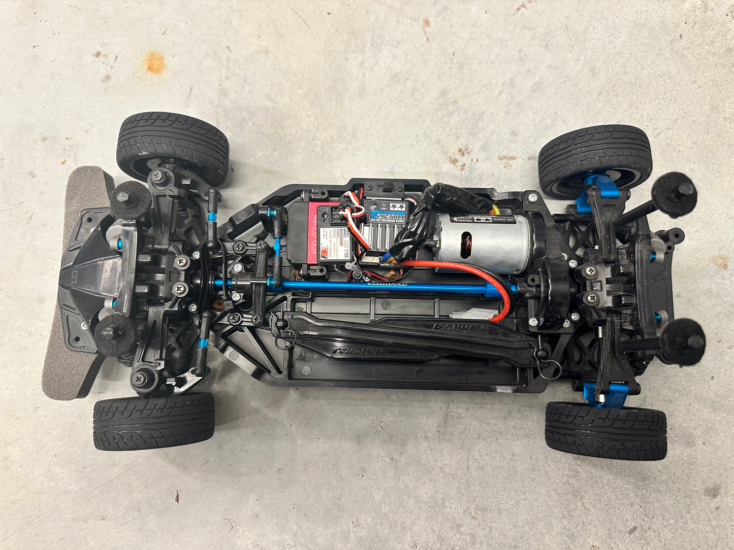 Tamiya TT02 On-Road Touring Car - FULL RTR STARTER PACKAGE