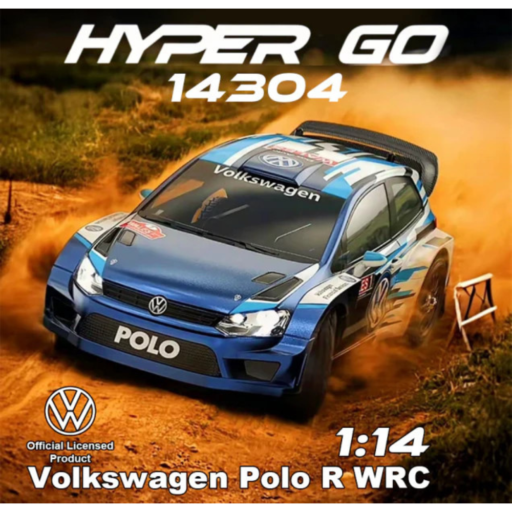 MJX Hyper Go 1/14 RTR Volkswagen Polo R WRC Brushless Rally Car Official VW Licensed