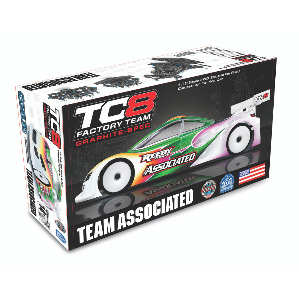 Team Associated TC8 AWD Touring Car Kit - Graphite Chassis