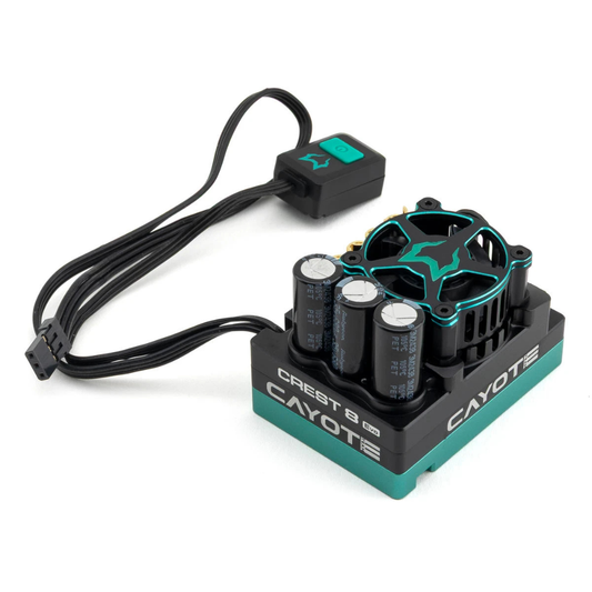 Cayote Crest 8 EVO 1/8 200A Sensored Brushless ESC w/Bluetooth