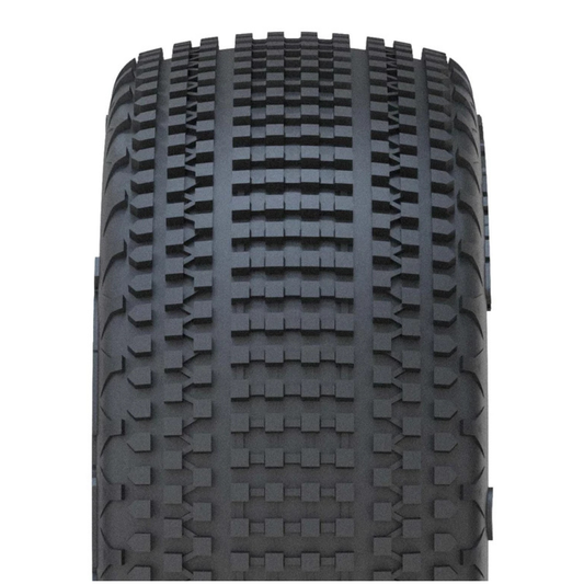 VP-PRO 803 Striker Evo 1/8 Buggy Tires Pre-Glued (White) - M4 Super Soft (2 Pcs)