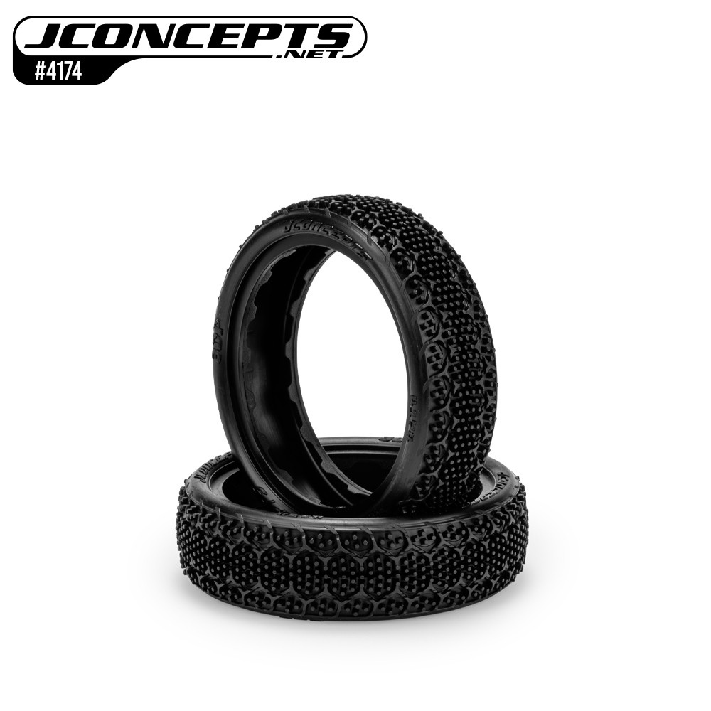 JConcepts 3DP 2WD Front Carpet Tires (Pink)