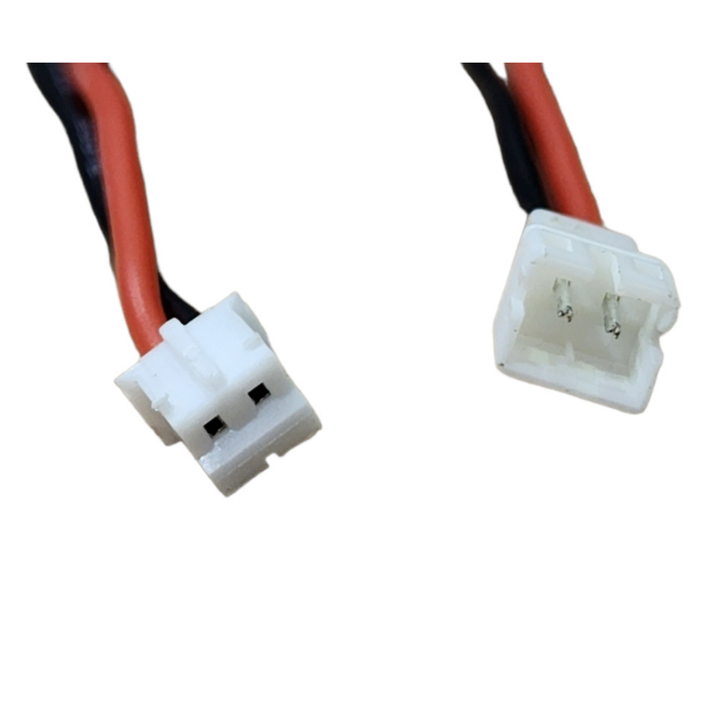 JST 2.0 / Ph 2.0 Plug Male & Female w/100mm 24AWG Silicon Cable