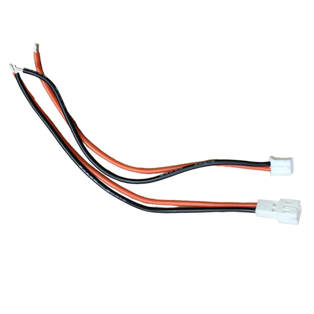 JST 2.0 / Ph 2.0 Plug Male & Female w/100mm 24AWG Silicon Cable