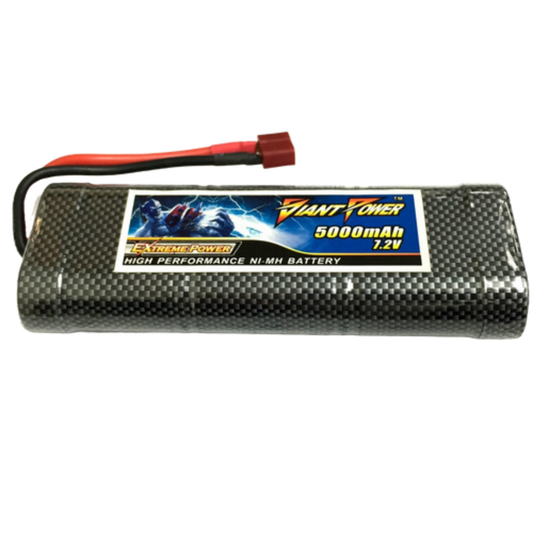 Giant Power 6-Cell 7.2V 5000mAh 10C NiMH Battery w/ T-Plug