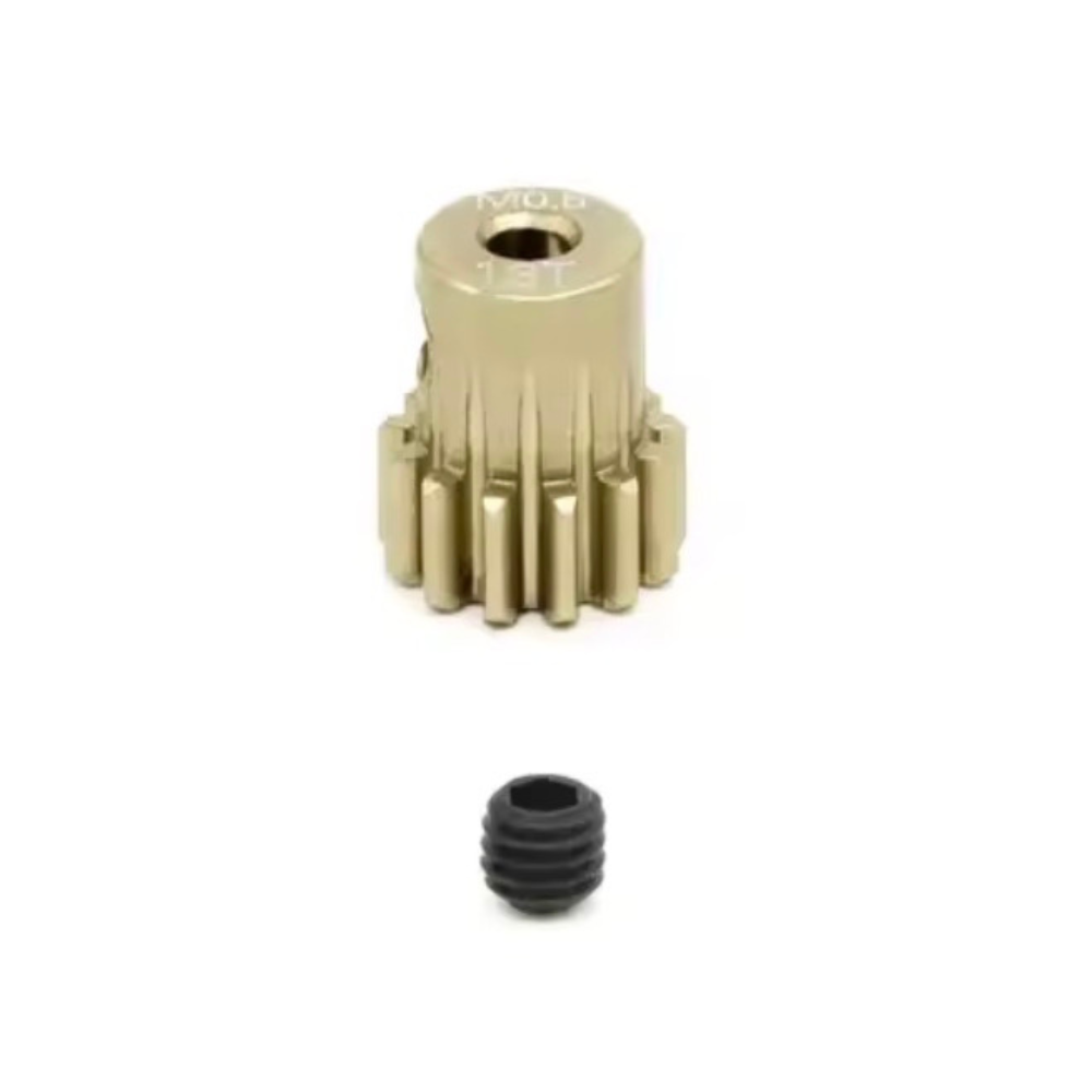 M0.5 Aluminum Pinion Gears (Fits 2mm Shaft)