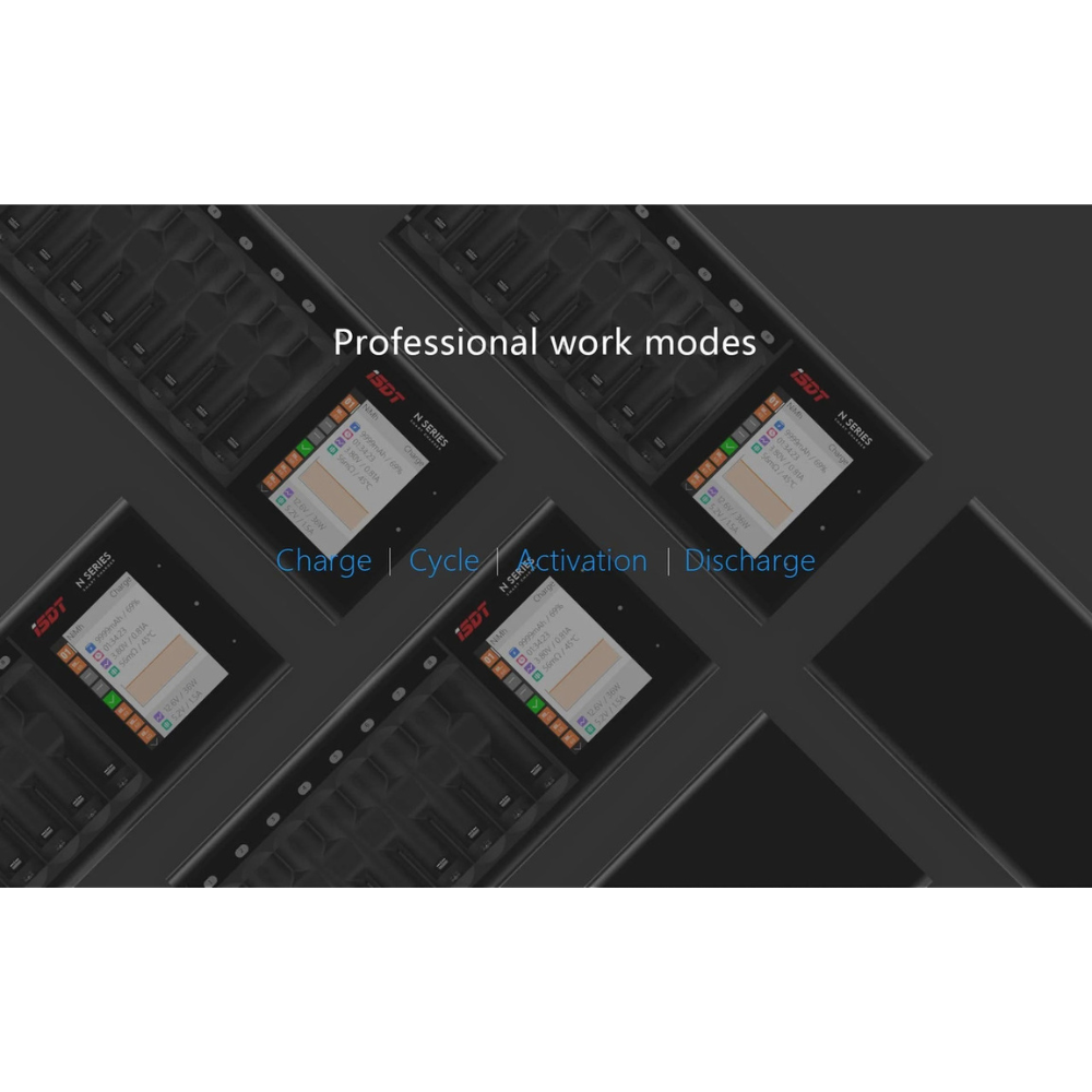 iSDT N16 16-Slots Fast Charger for AA & AAA Rechargeable Batteries