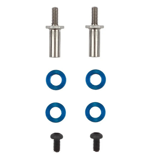 RC28R Adjustable Front Axles, Titanium