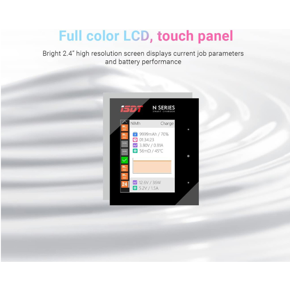 iSDT N8 8-Slot Fast Charger for AA & AAA Rechargeable Batteries
