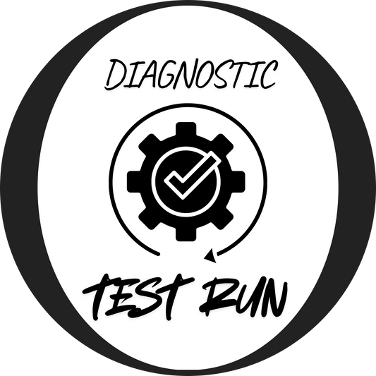 Diagnostic & Test Runs - 30mins