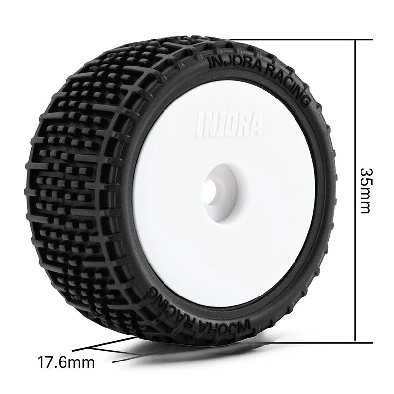 Unglued Pin Buggy Tires & Wheels for 1/28 Losi Micro-T