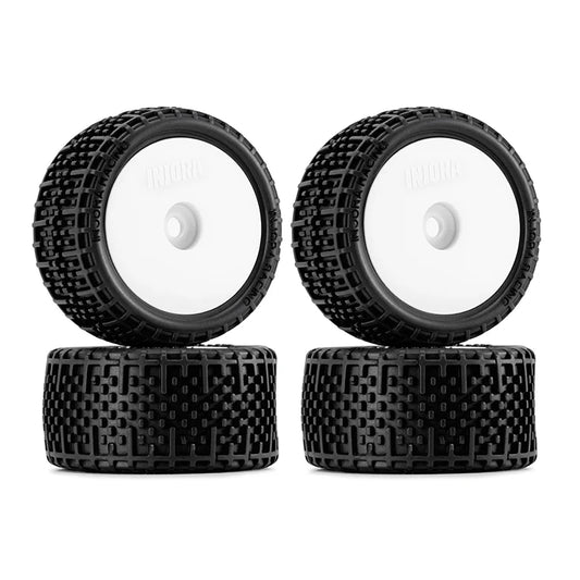 Unglued Pin Buggy Tires & Wheels for 1/28 Losi Micro-T