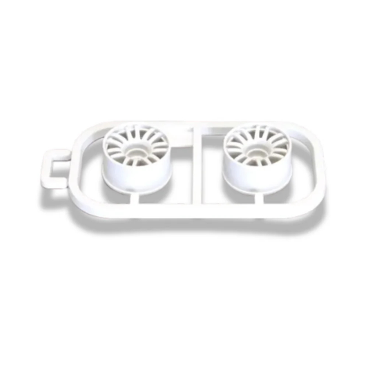 Mini-Z Multi Wheel II W/Offset -1.0 (White/RE30/2pc)