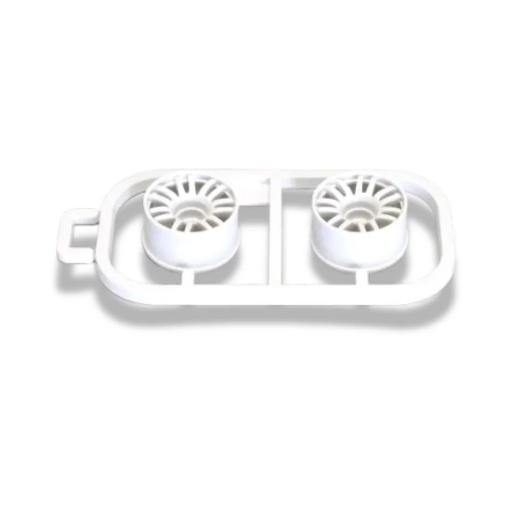 Mini-Z Multi Wheel II W/Offset 2.0 (White/RE30/2pc)