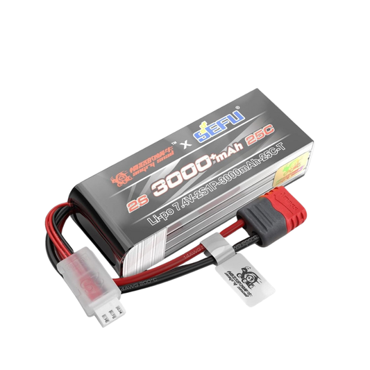 MJX Angry Snail 2S 7.4V 3000mAh 25C Li-Po Battery w/T-Plug