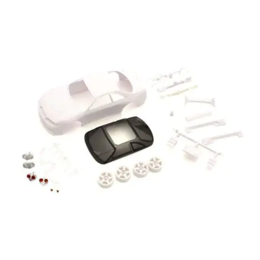 Mini-Z Nissan GT-R Nismo (R33) White Body Set w/Wheel