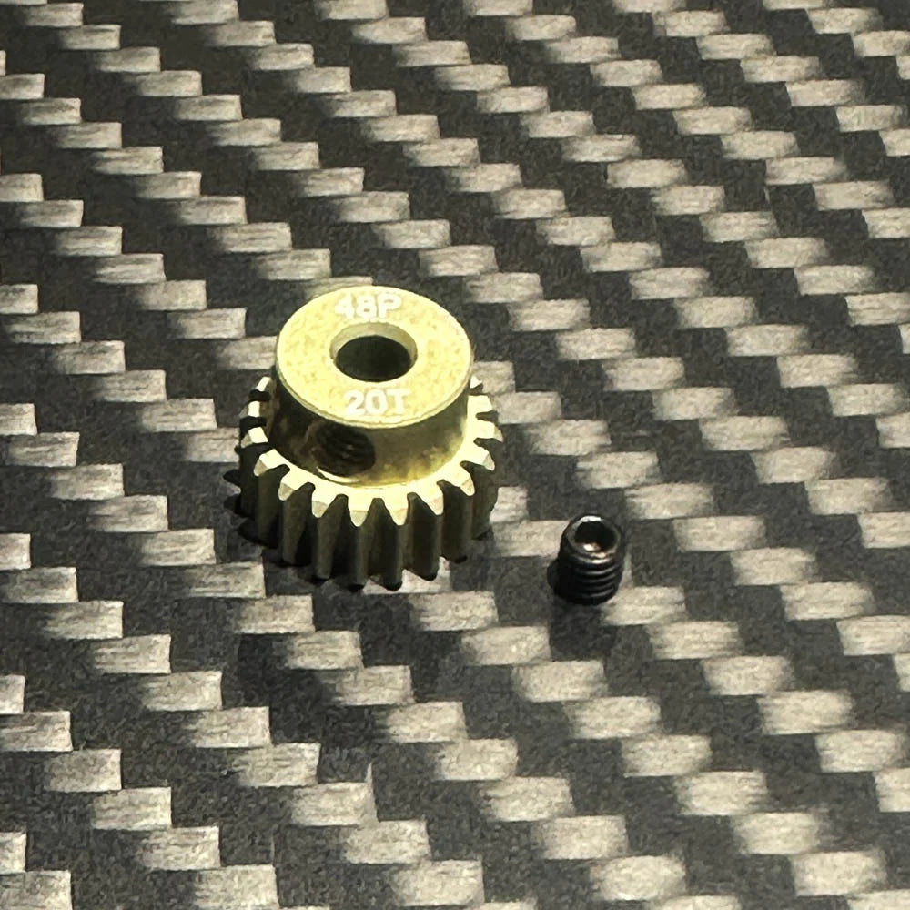 Team Zombie Hard-anodized 7075 Aluminum Pinion Gear 48pitch (18T to 45T)