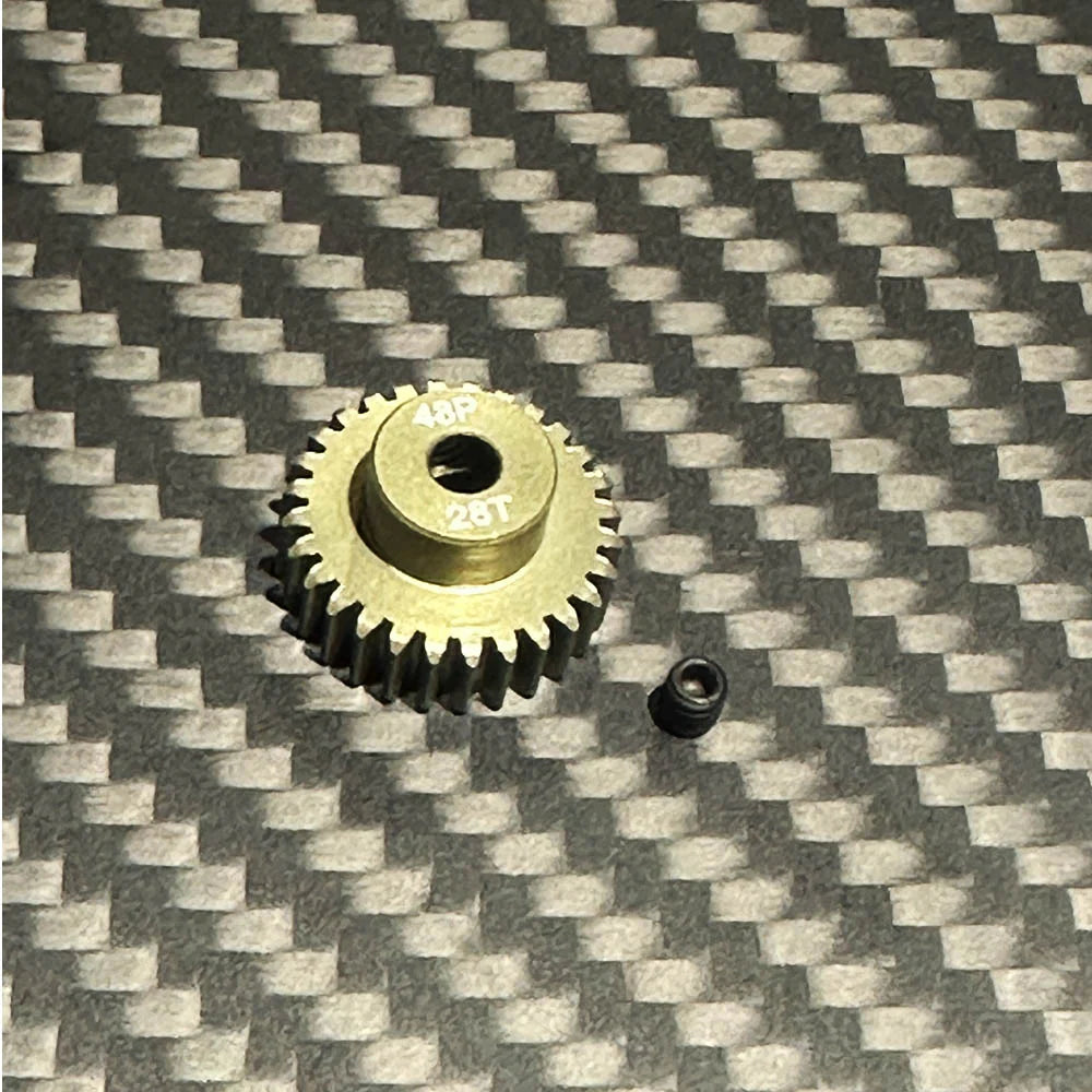 Team Zombie Hard-anodized 7075 Aluminum Pinion Gear 48pitch (18T to 45T)