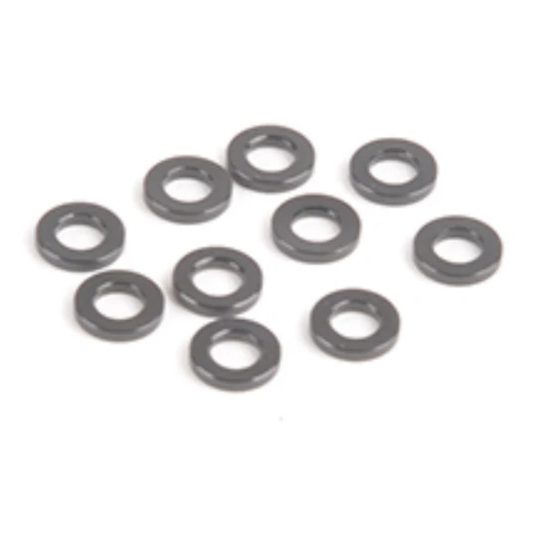 U7710 M3 Black Alloy Washers 1.00mm (pk10)