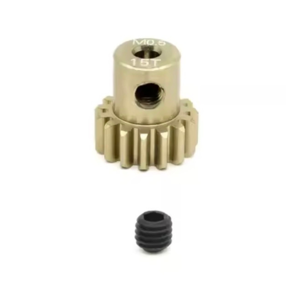 M0.5 Aluminum Pinion Gears (Fits 2mm Shaft)