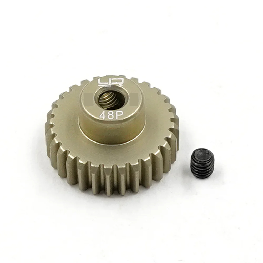 Yeah Racing Pinion Gears 48P Aluminum 7075 Hard Coated