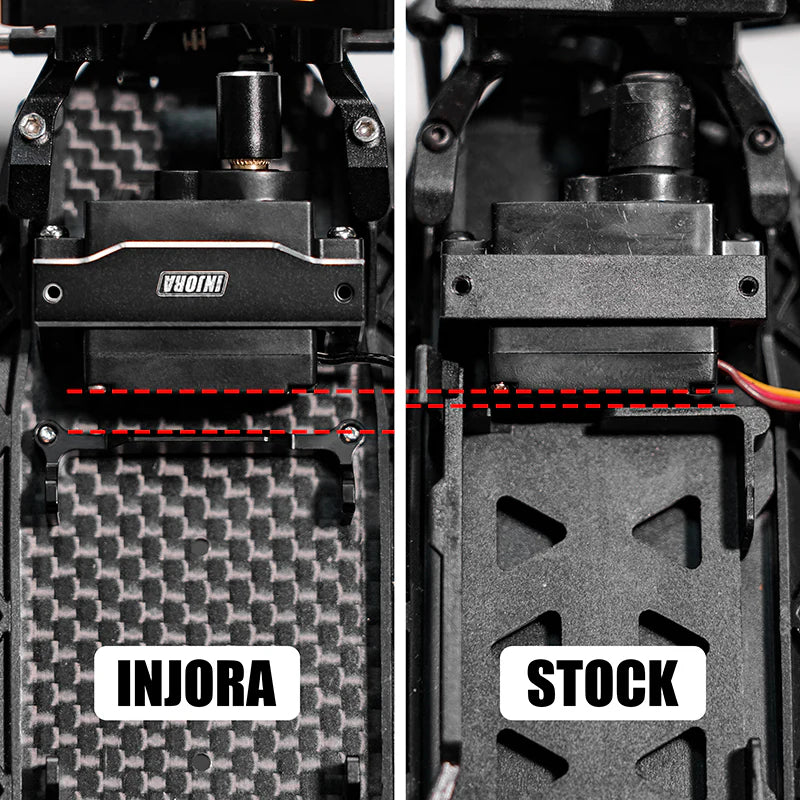 Aluminum Brushless ESC Mount with Battery Holder for 1/24 Buggy Losi Micro-B