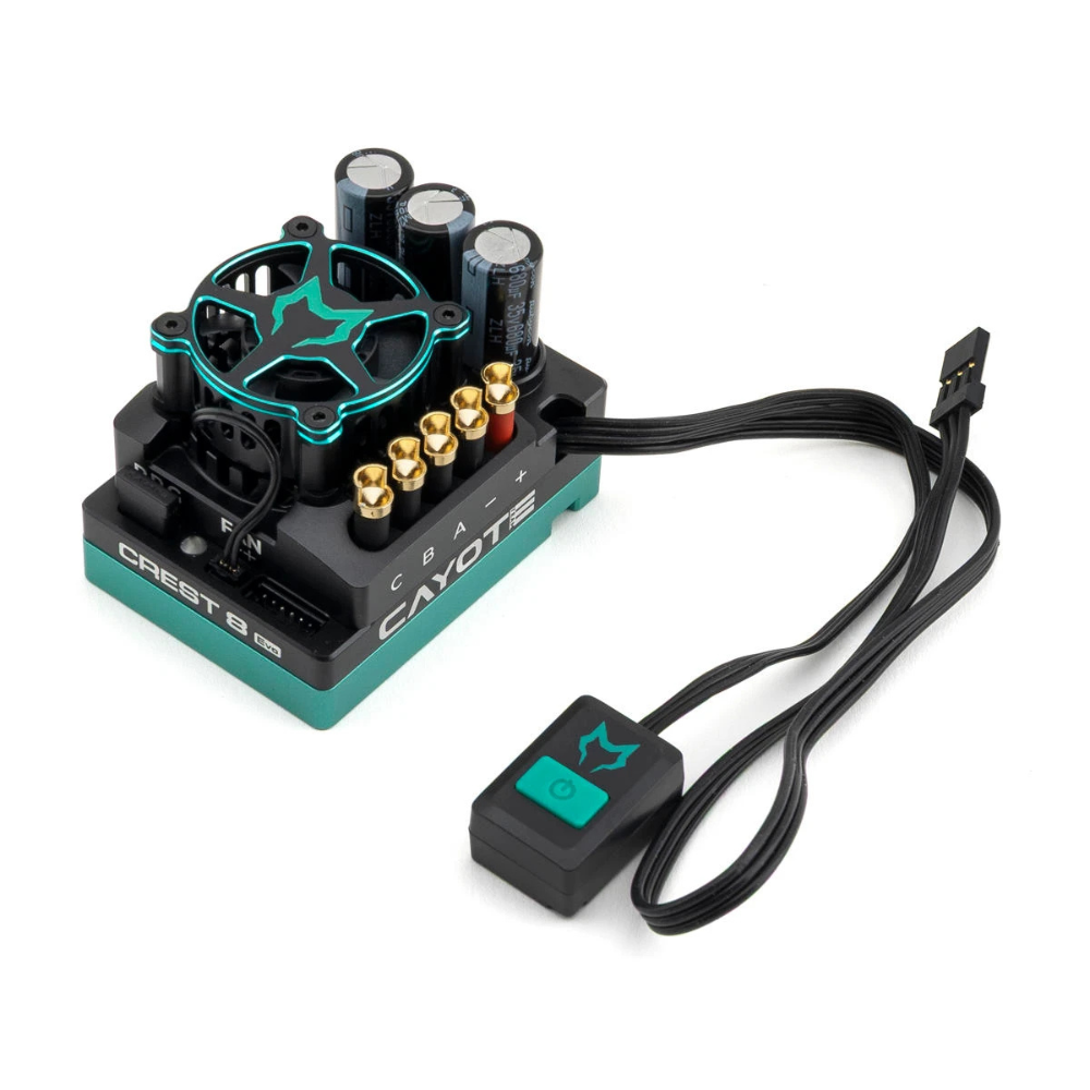 Cayote Crest 8 EVO 1/8 200A Sensored Brushless ESC w/Bluetooth