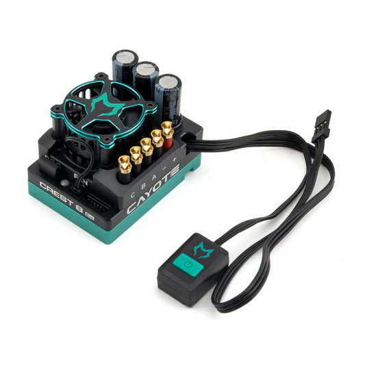 Cayote Crest 8 EVO 1/8 200A Sensored Brushless ESC w/Bluetooth