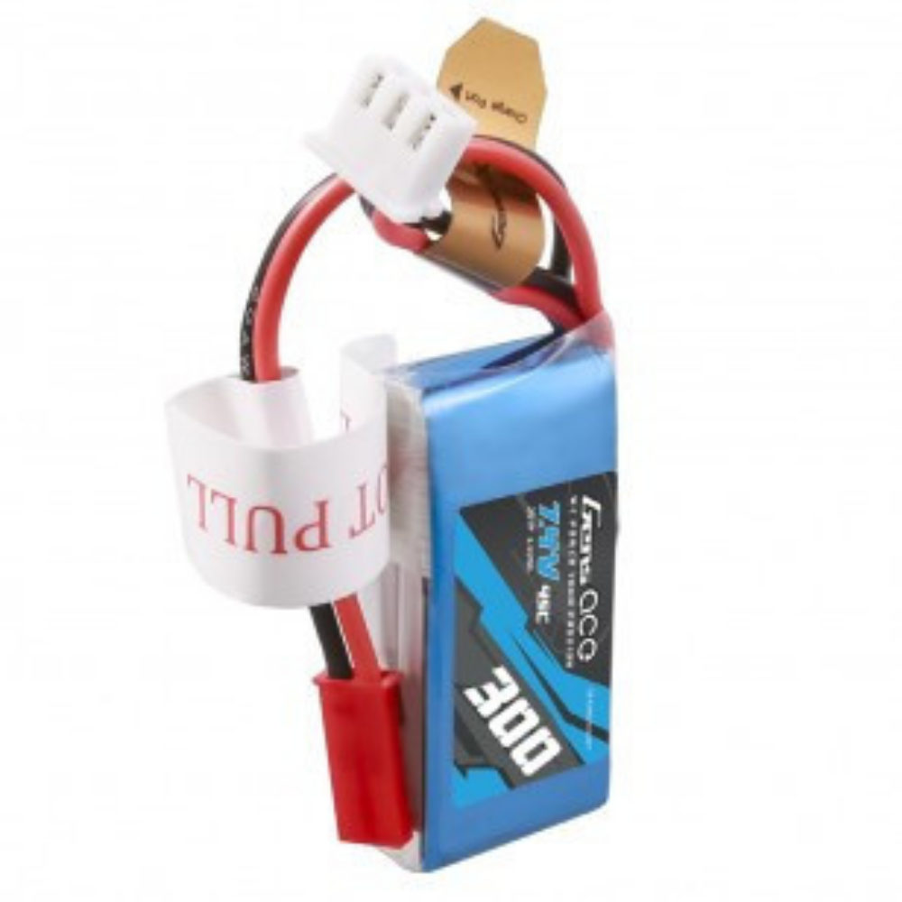 2S 7.4V 300mAh 45C Lipo Battery w/ JST-SYP Plug