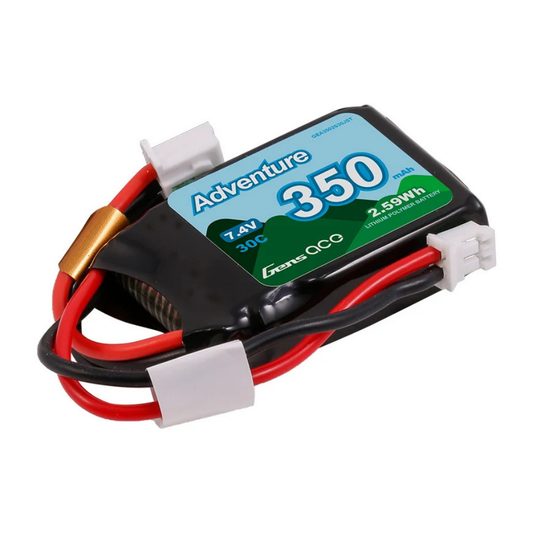 350mAh 2S 7.4v 30C Lipo Battery For LOSI Micro B & Micro T, SCX24
