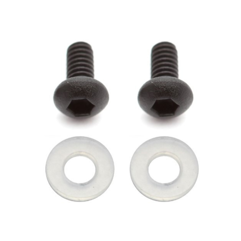 Team Associated 12mm V2 Shock Cap Bleeder Screw & Gasket Set