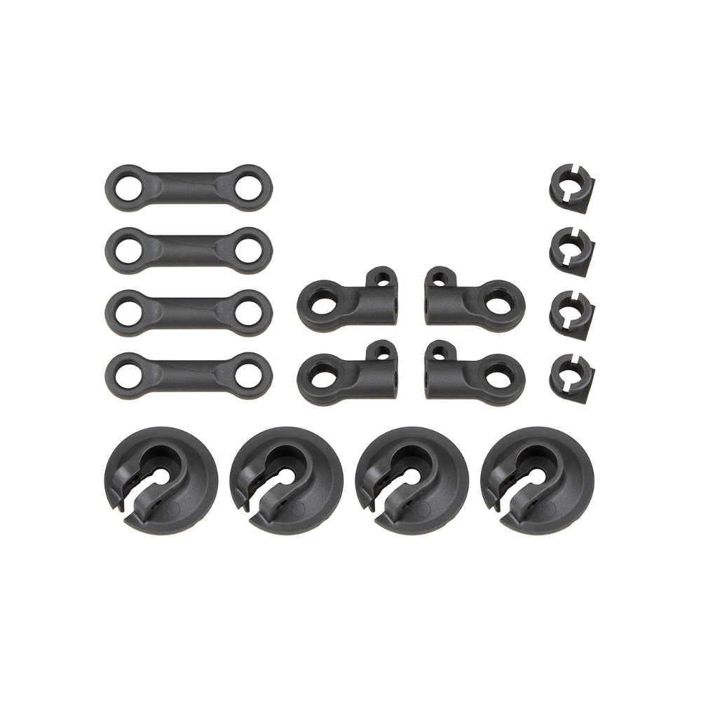 Team Associated RC8B4 Spring Cups and Shock Rod Ends