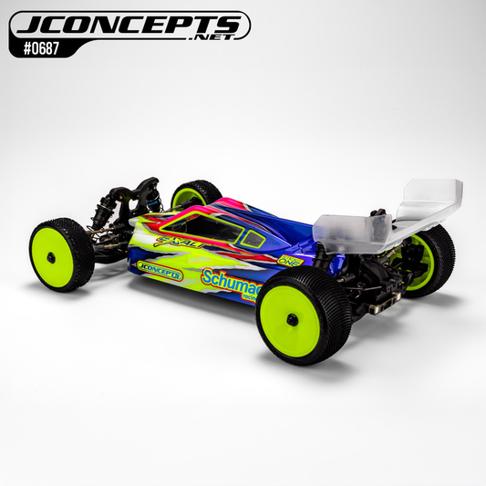 JConcepts Schumacher Cat PB "P2" 1/10 Buggy Body (Clear) w/Two Wings