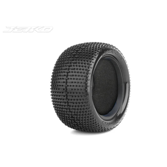 NZRCA 2026 Control 1/10 Off Road Rear Tyres 2WD & 4WD Buggy – Pre Mounted on U4366