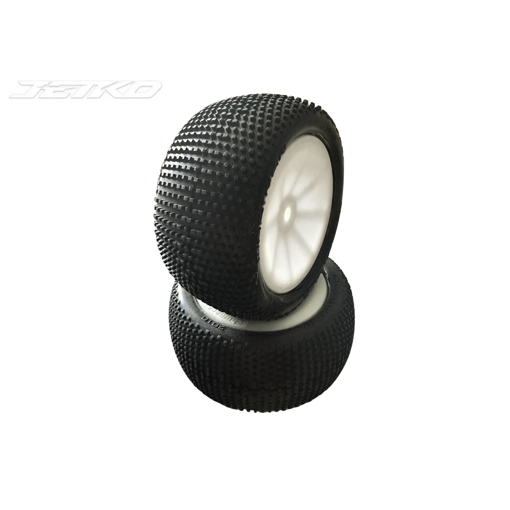 NZRCA 2026 Control 1/10 Off Road Rear Tyres 2WD & 4WD Buggy – Pre Mounted on U4366