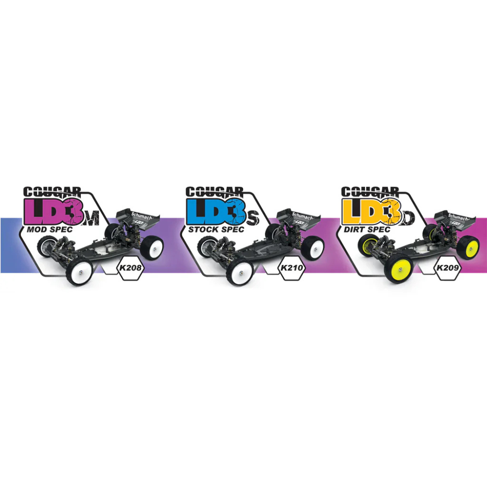 Schumacher Cougar LD3M 2WD Buggy - Mod Spec