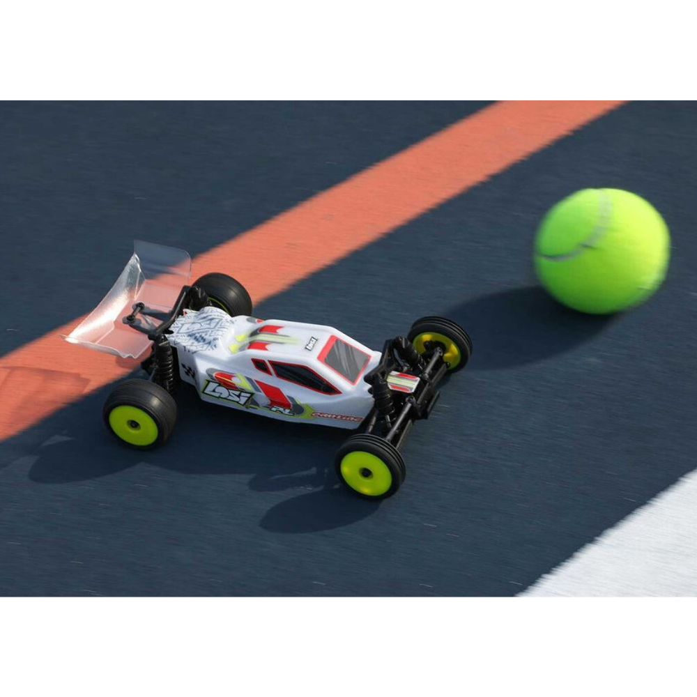 Losi 1/24 Micro-B 2WD Buggy RTR (White)