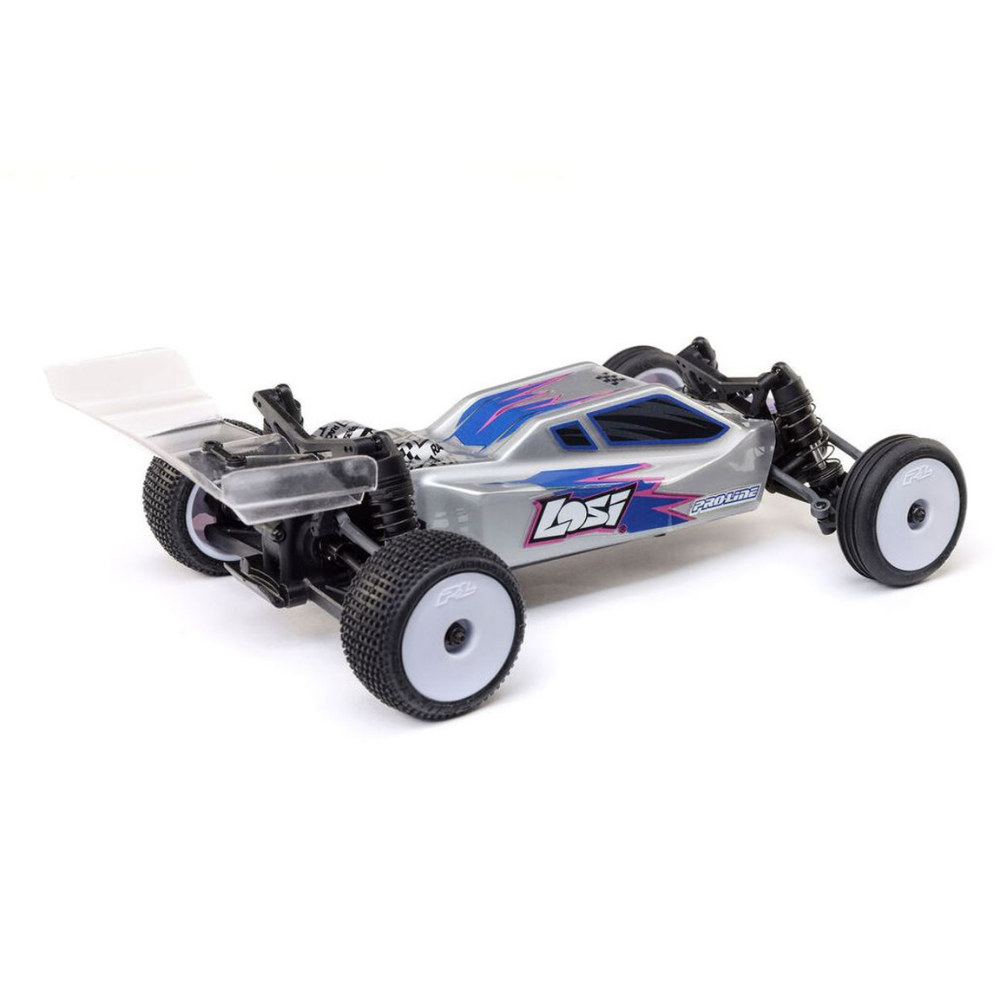 Losi 1/24 Micro-B 2WD Buggy RTR (Silver)