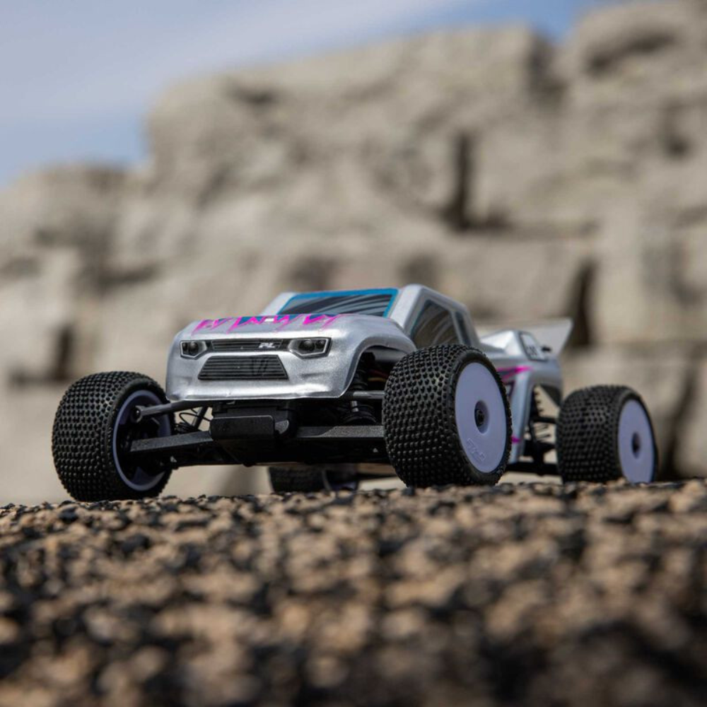 Losi 1/28 Micro-T 2WD Truggy RTR (Silver)