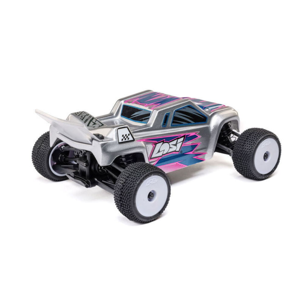 Losi 1/28 Micro-T 2WD Truggy RTR (Silver)