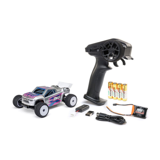 Losi 1/28 Micro-T 2WD Truggy RTR (Silver)