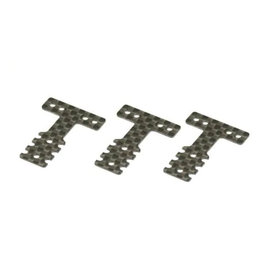Kyosho Mini-Z Carbon Rear Suspension Plate (Soft MM/LM/MM2 3pcs)