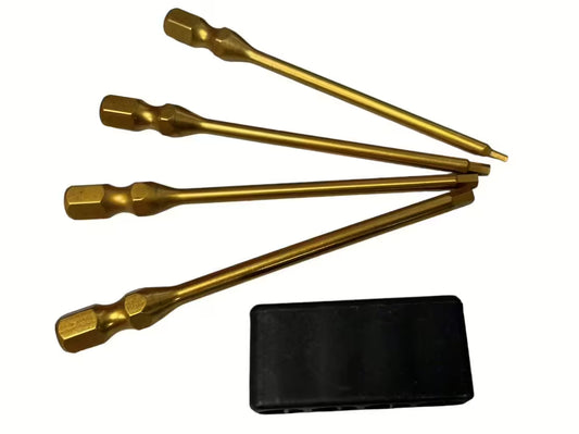 MR33 Hex Driver Tip Set 1,5/ 2,0/ 2,5/ 3,0mm for Electric Tools