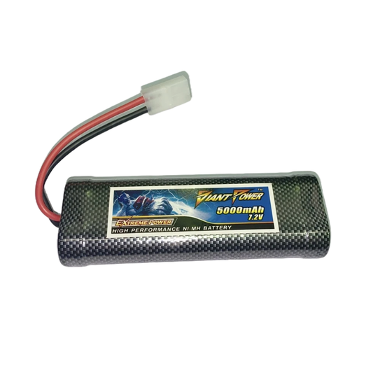 Giant Power 6-Cell 7.2V 5000mAh 10C NiMH Battery w/ Tamiya Plug